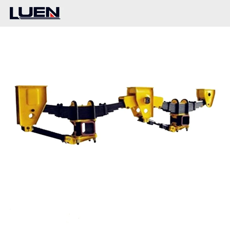 American Type Trailer Parts Tandem 2 Axle Trailer Suspension with Leaf Spring