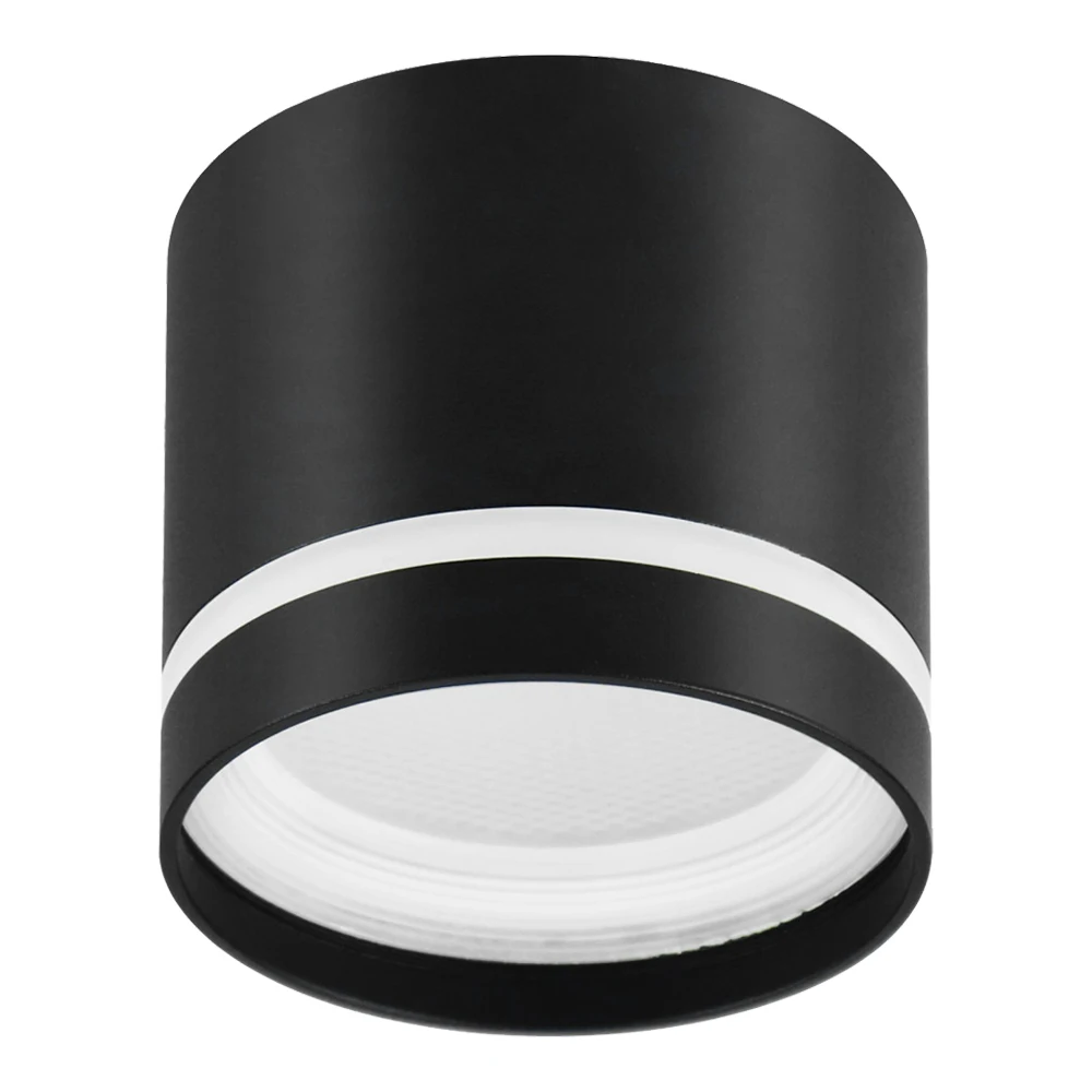 OKELI Round Led Lamp GX53 Surface Downlight BK Aluminum Modern Surface Mounted Home Office Faretti Led Incasso 220v Esterno