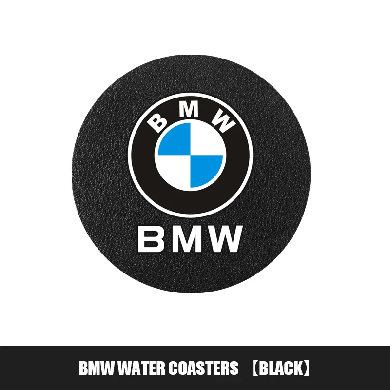  2 шт. кожаные автомобильные накладки на чашки BMW E46 E90 E60 F10 E39 F30 E36 F20 E87 E70 E91 E30 G30