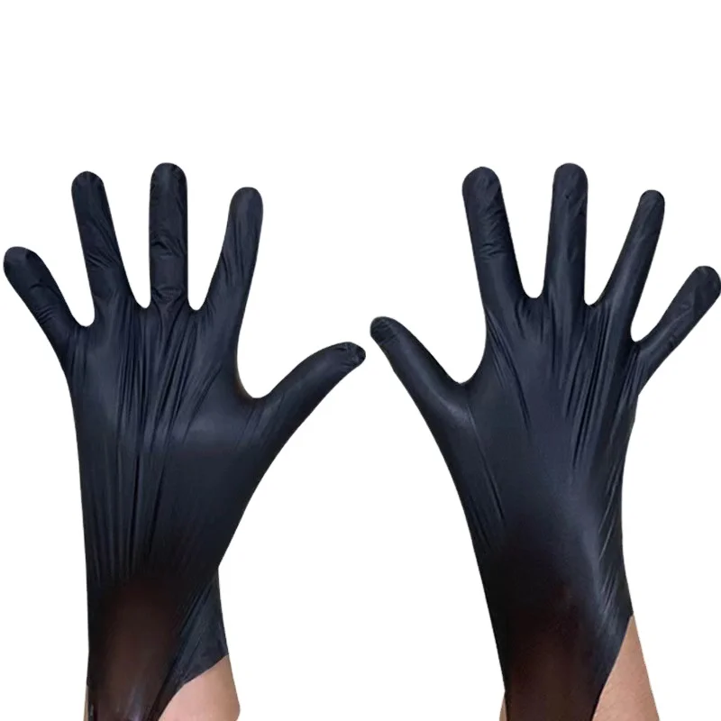 
Blue Clear Long Exam Black Hair Dye Hospital Mechanic Kids Box 100 Disposable Tpe Gloves Embossed Medical Plastic Gloves  (1600203335183)