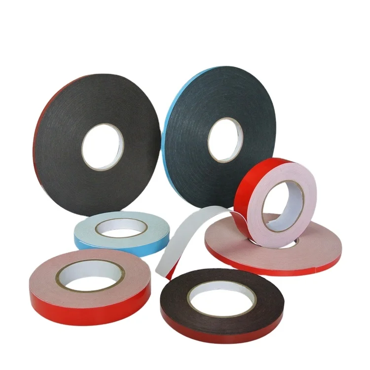 18mmx10mx1mm Thin double sided self adhesive PE foam tapes double sided EVA PE foam tape adhesive foam tape