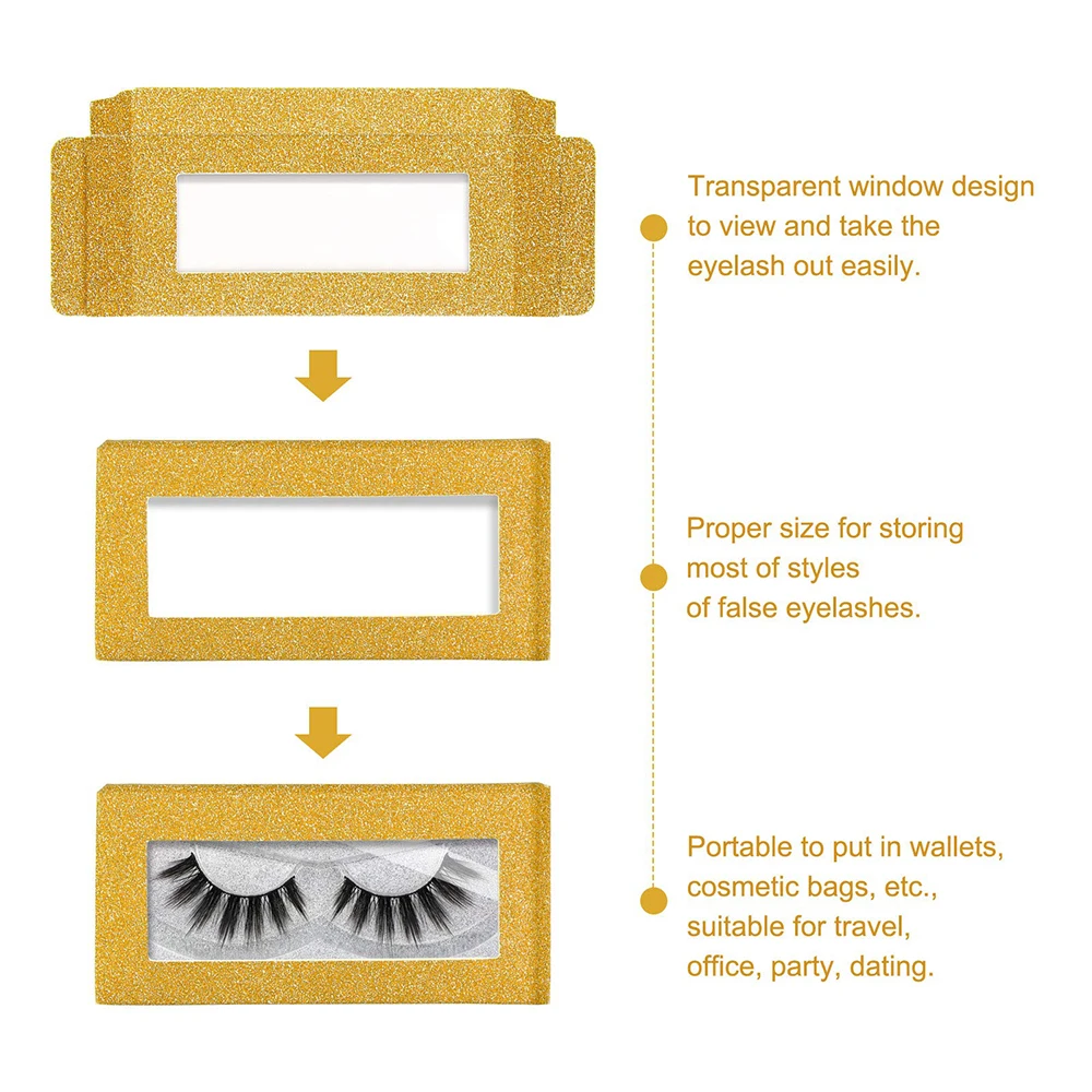 Fake 5D 4D 3D Mink Luxury Custom Luxury Eyelash Packaging Make Up Cosmetics Mink Eye Lashes Custom Package Box