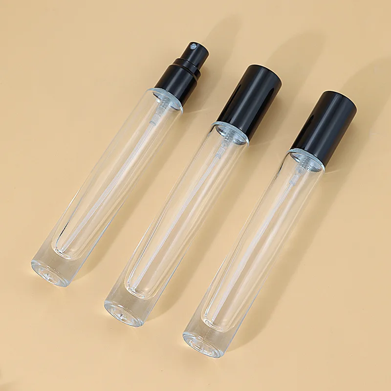 Factory Custom Clear 10ml Screw Neck Glass Bottle Try Out Small Sample Bottle 10ml Perfume Glass Bottle