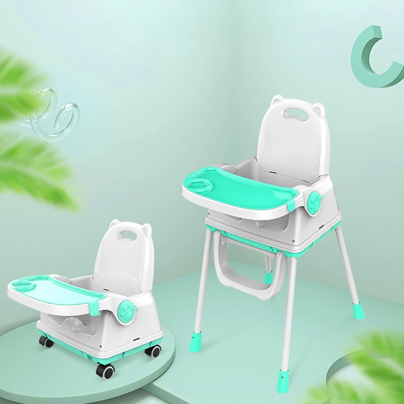 High chairs for baby feeding foldable high children seat kids chair higher portable adjustable with