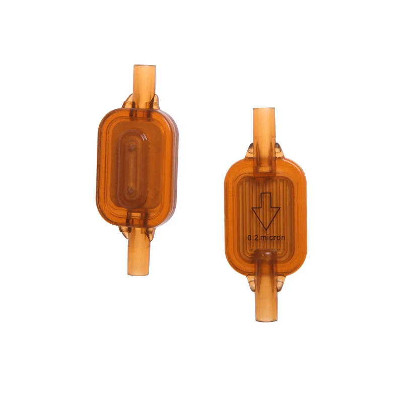 Hospital and Medical Use Precision Infusion Fluid Filter For IV Infusion Sets Component 0.2um Gravity Infusion Filter