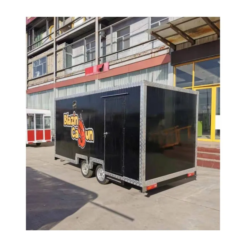 Custom small standard concession fast food trucks mobile food trailer