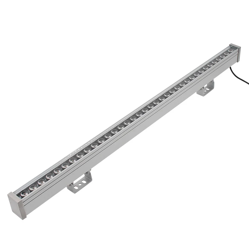 DMX Waterproof IP65 Outdoor RGB Wall Washer Lights LED Linear Facade Lighting For Landscape Building Outside