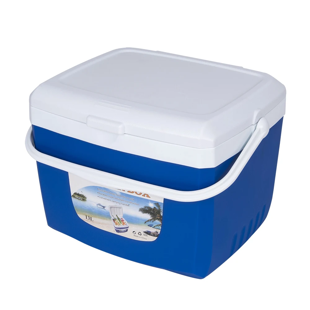 China Cheap Price 13L Outdoor Cooling Box Fashion Food Beverage Chiller Cooler Box for Cans
