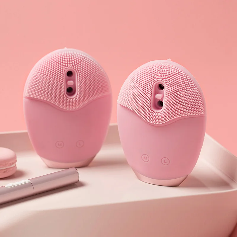 New Design Automatic Foaming Facial Cleansing Massager Waterproof Silicon Facial Cleansing Brush Beauty
