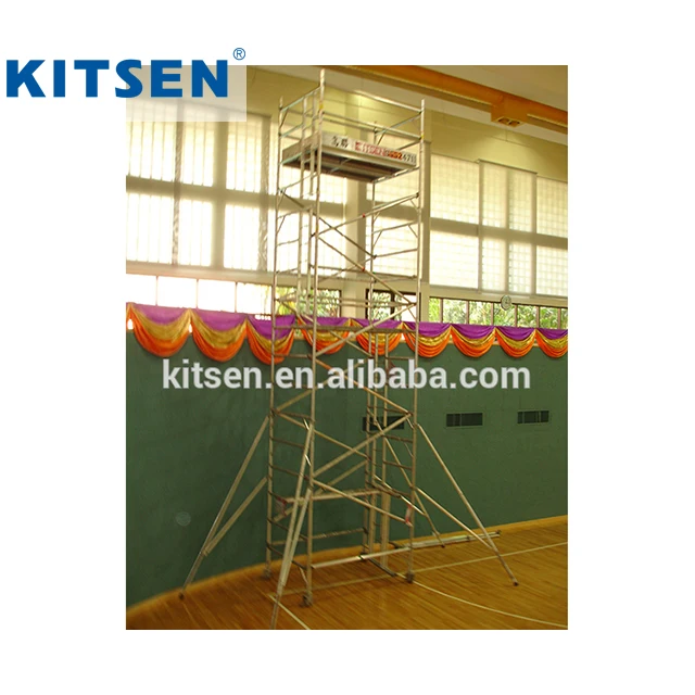 DIY Aluminium Scaffold Tower with Trapdoor Platform