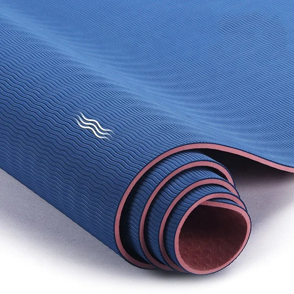 Discount TPE Yoga Mat 6mm Slight Defects Anti Slip with Low Price Cheap Good Quality Wholesale tpe anti slip yoga mat