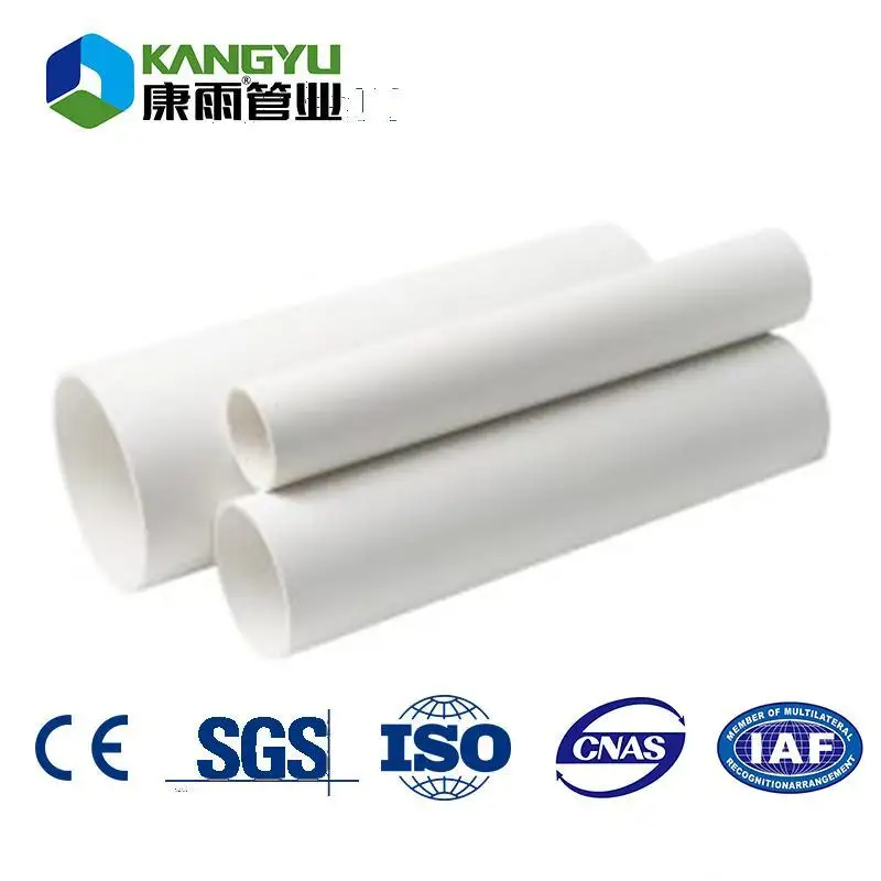 280mm 315mm 355mm 400mm 450mm 500mm Plastic PVC Pipe Tubing Tube for drinking portable water supply and dewatering sewage