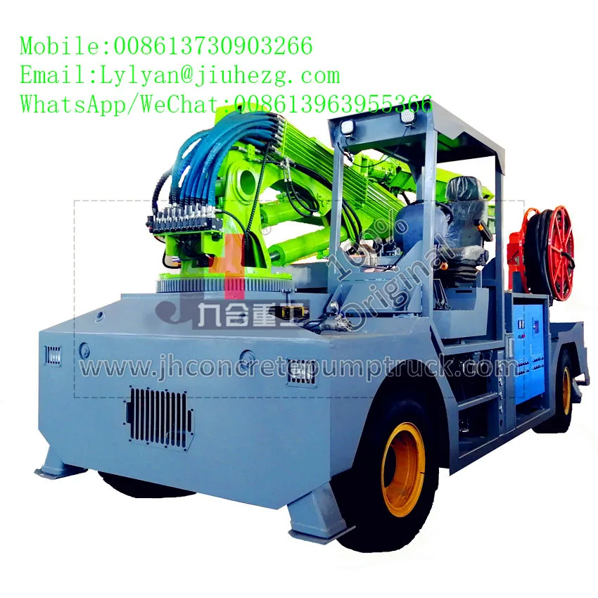 Китайский завод JIUHE бренд Shotcrete робот JHGHP30 мокрый бетон распылитель дробовик машина для