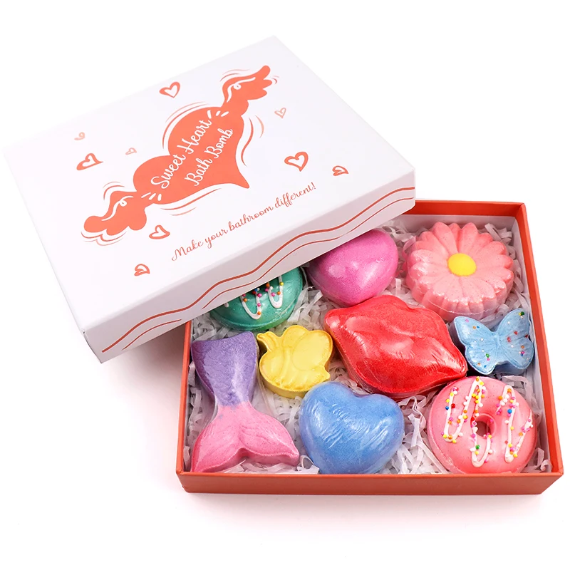 Wholesale Handmade Bath Fizzer Bath Ball Natural Organic Essential Oils Bubble Bath Bombs Set