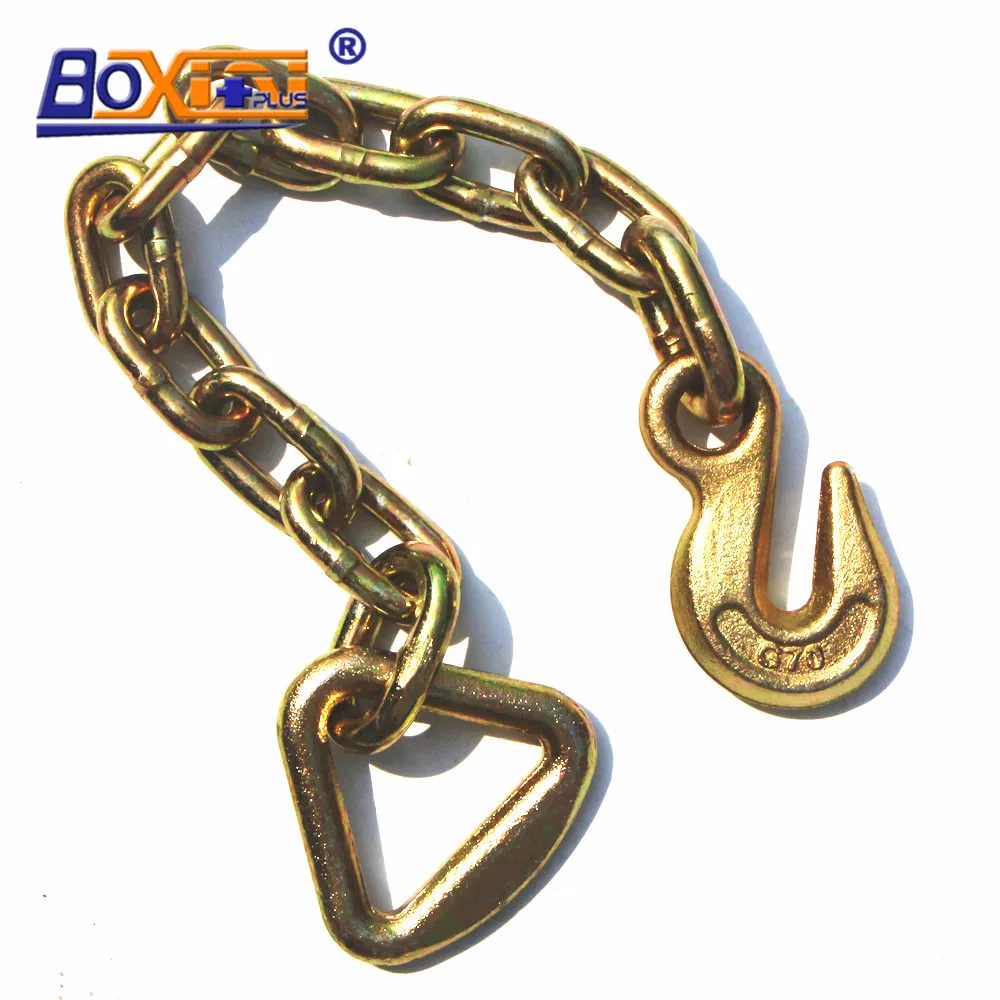 3/8' 5/16' G70 Anchor Lashing Chain Assembly with Grab Hook