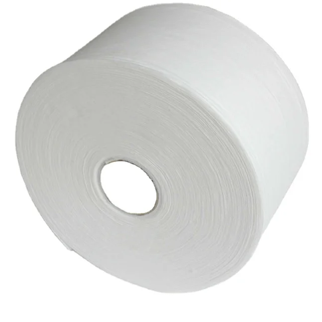Viscose Polyester Spunlace Nonwoven in Rolls for Wet Wipes, Wet Tissue Raw Material Shoes Agriculture Hospital Industry Hygiene