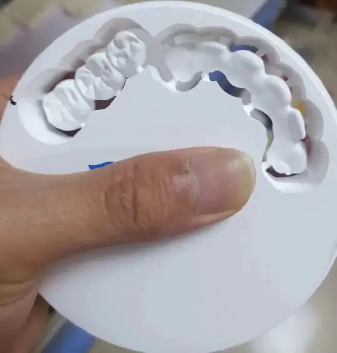 Landent Zirconia Blocks Dental Ceramic Zirconia White Disc 98mm For Cad Cam Digital Lab zirconia dental