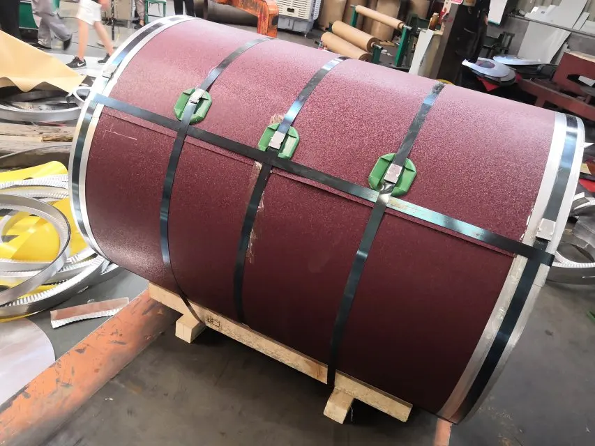 Wrinkle Matt Akzo Nobel Prepainted Galvanized Steel Coil PPGI