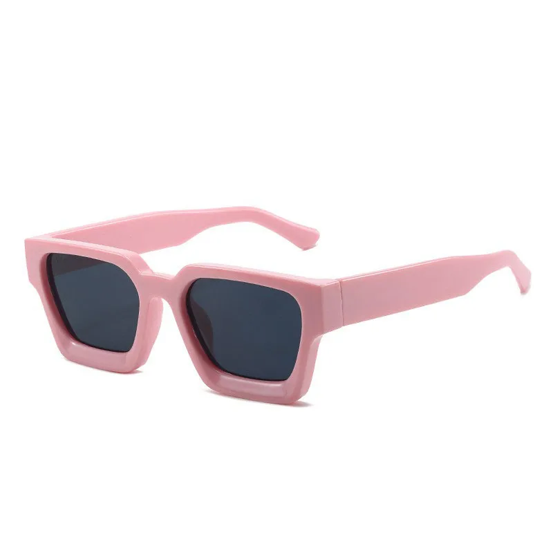 Wholesale fashion European American big frame personality rectangle sunglasses