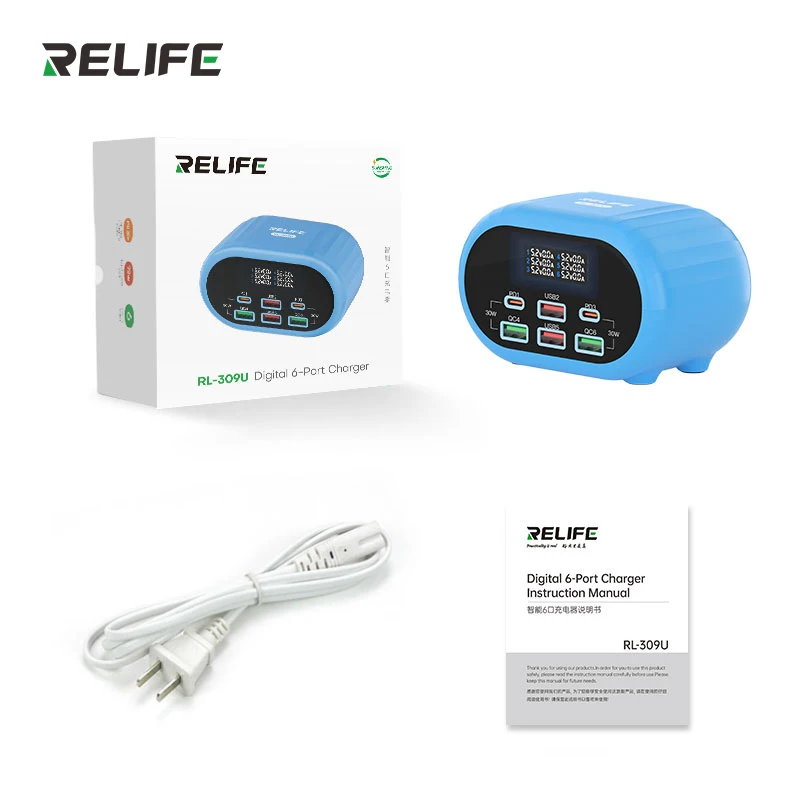 RELIFE RL-309U Smart 6-port charger