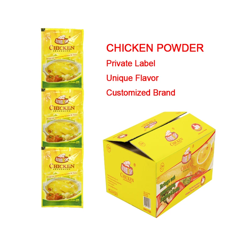 African Broth Condiments OEM Chicken Powder Spices 100g per bag