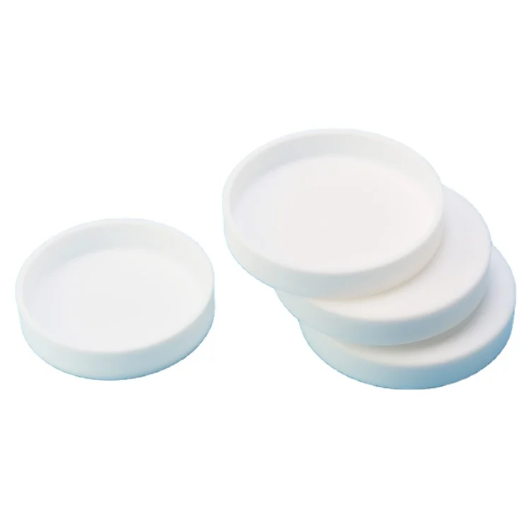 50 мм 100 мм высокотемпературная фторопластовая круглая тарелка из фторопласта клетчатая тарелка из фторопласта