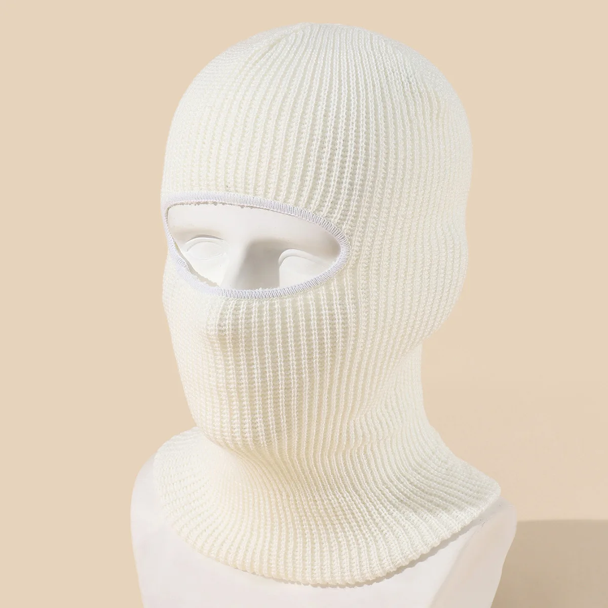 Multi-function Custom logo breathable cycling  hood white ski mask