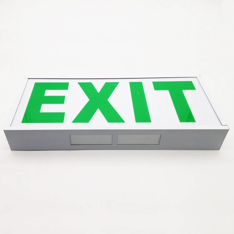 
Green white new design fashion creative indication led fire exit signs for safety 