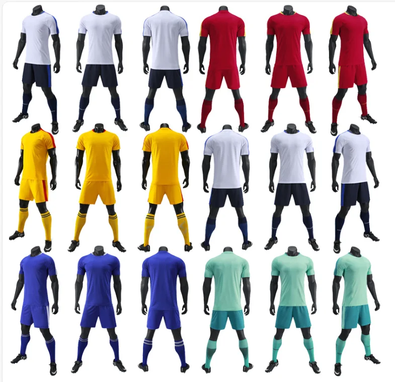 Brazil Portugal Soccer Kits Men Youth American Football Uniform Set Stock Function Top Soccer Jerseys Club Available Pakistan