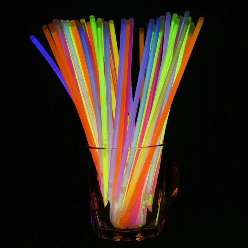 Wholesale Neon Party Glow Necklaces And Bracelets With Connectors Decorations Light In The Dark Sticks