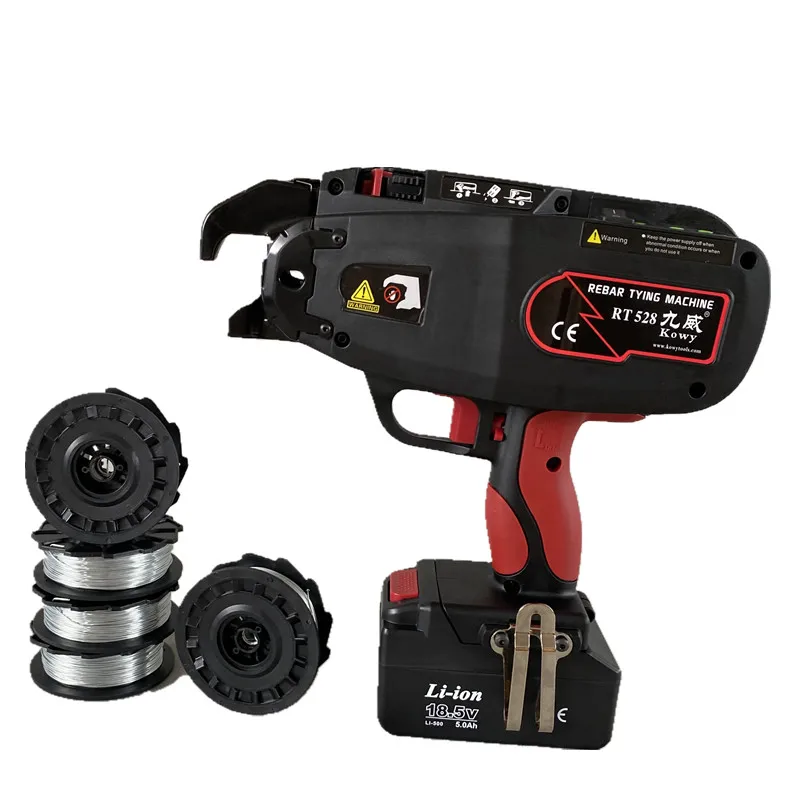 2023 New Design Kowy High-performance 18.5V/5000 MAh Lithium Battery Cordless Rebar Tier