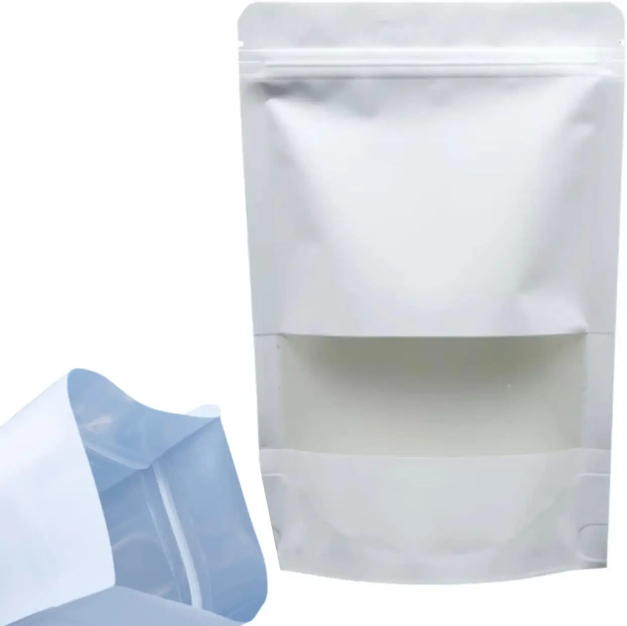 Aluminum Foil Back Absorber Oxygen Absorrbed Mylar Mylor Bags Stand Up Pouch With Zipper Biodegradable