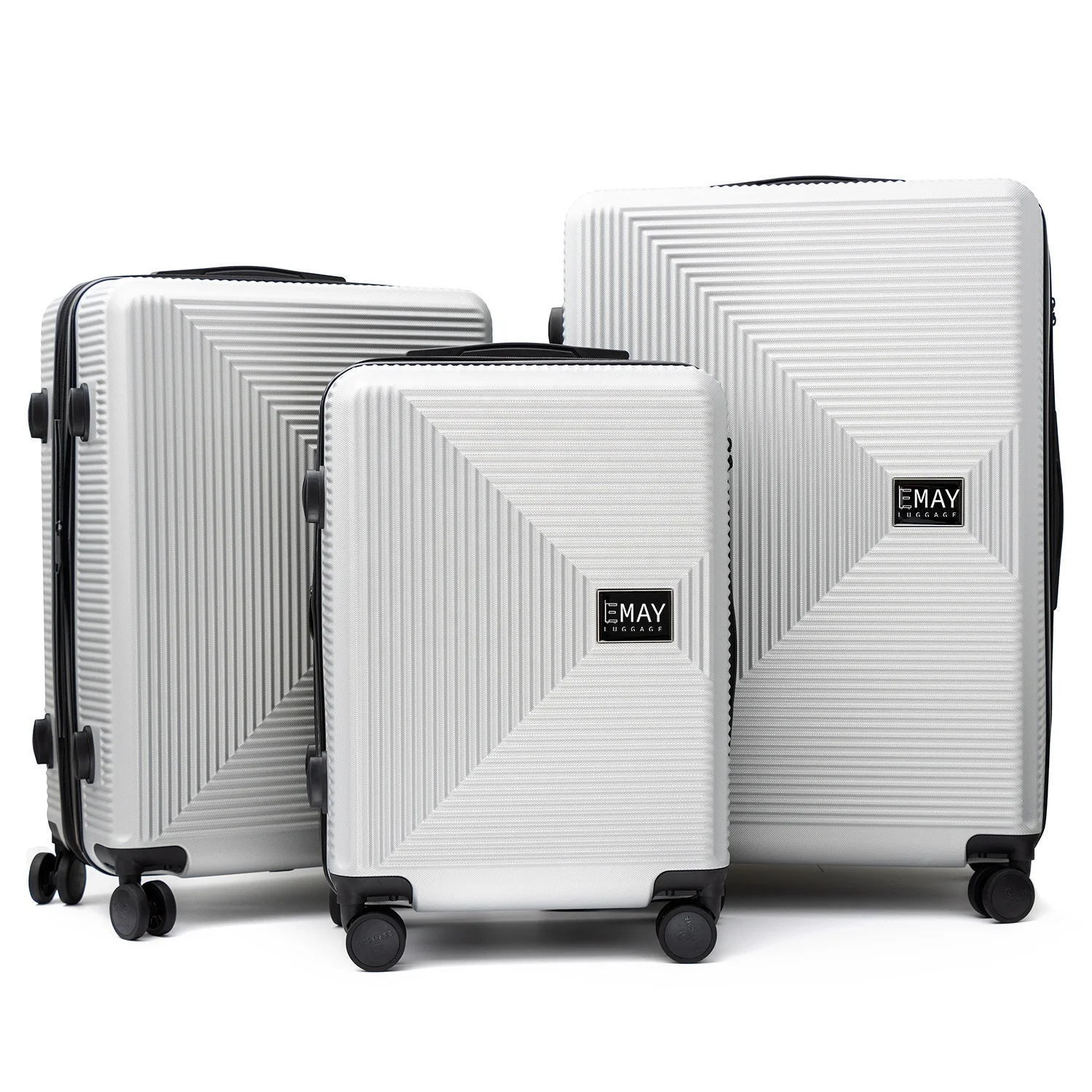 
Custom Designer Maleta Famous Brands Travel Bags Hand Plastic Trolley Suitcase Luggage Sets On Wheels 