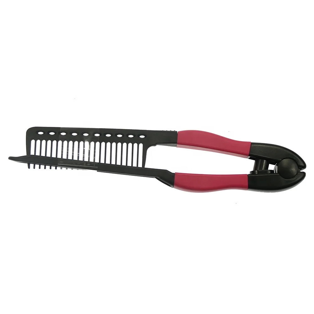 Professional Salon Tool Heat Resistance Hair Straightening Easy Iron Comb