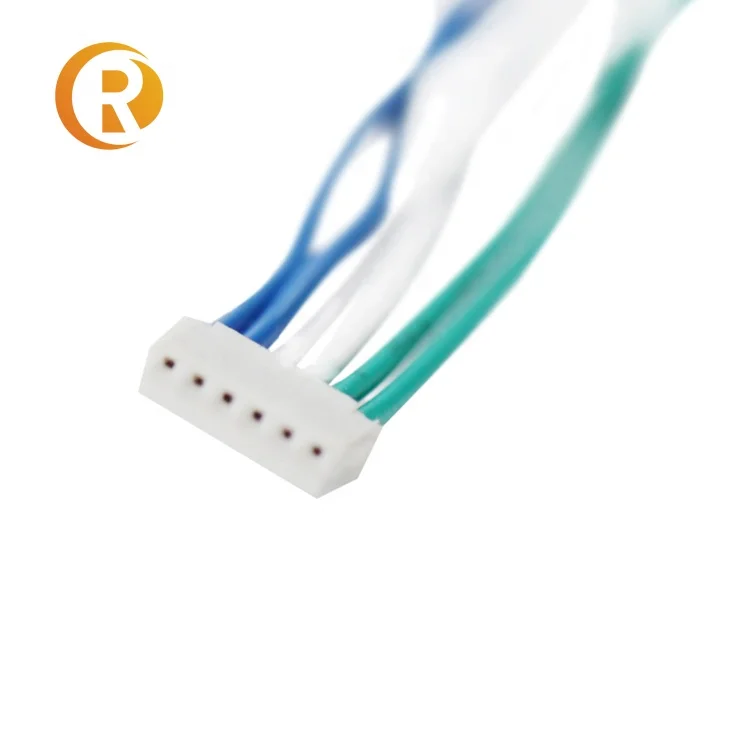 Rast 2.5mm power connector with 2.54MM IDC flat Cable assembly for PCB wire harness manufacturer