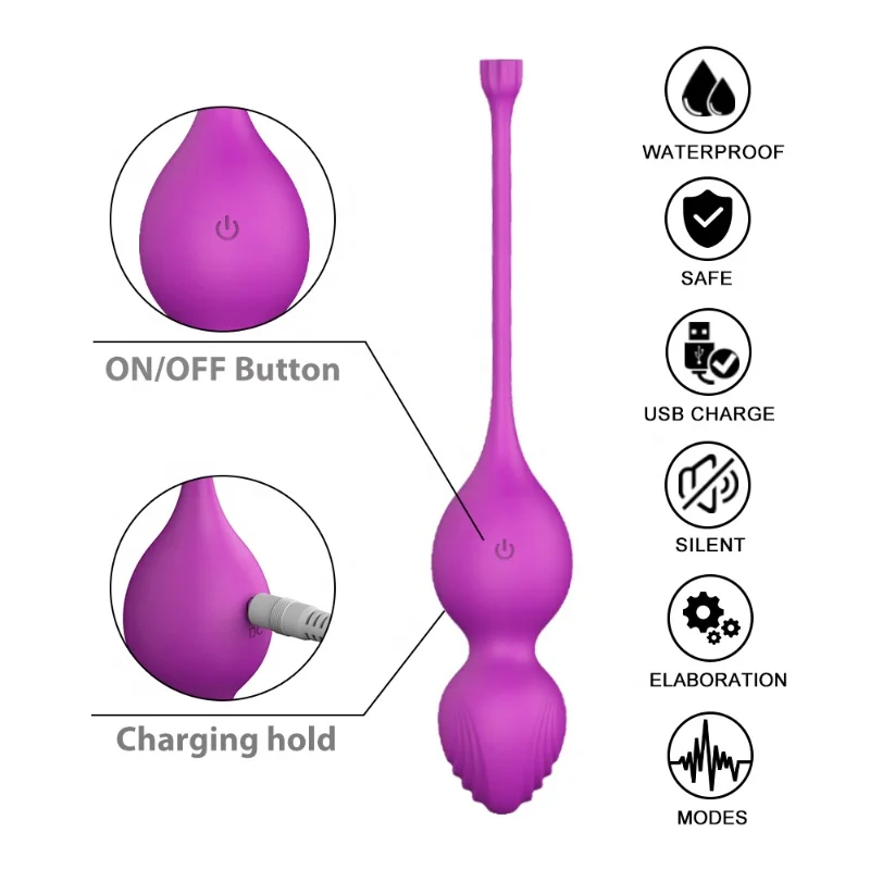 
12 Speed Vibrator Kegel Balls Ben Wa ball G Spot Vibrator Wireless Remote Control Vaginal tighten Exercise Sex Toys for Women 