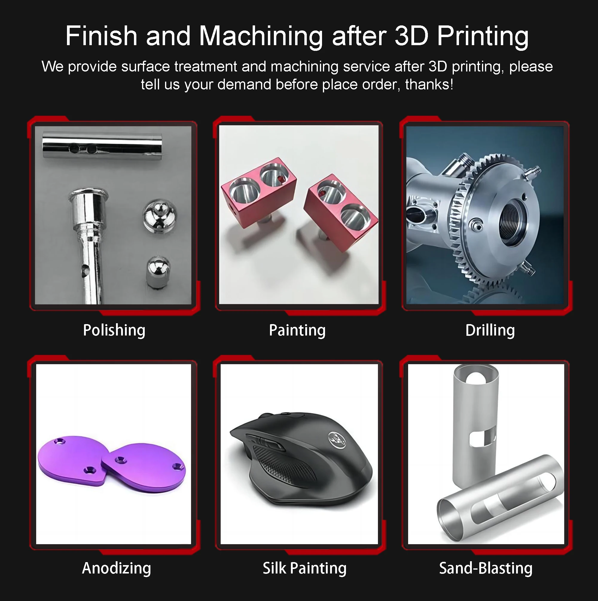 China high precision custom 3d printer service design metal plastic 3d printing prototype