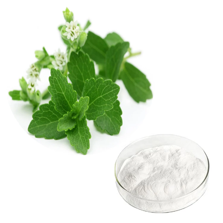 Natural Stevia Leaf Extract Steviosides Stevia Extract Sweetener  Powder