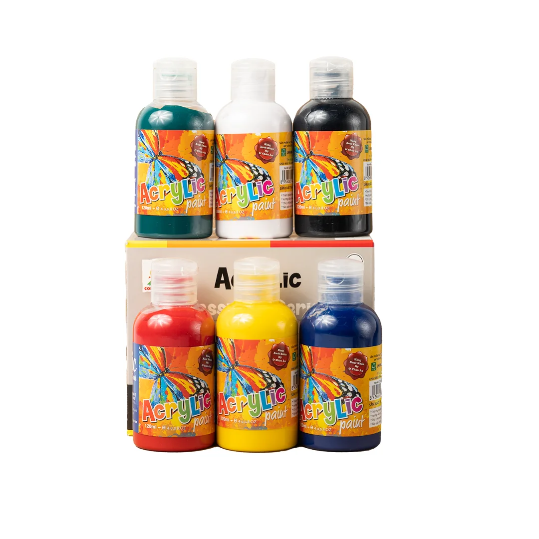 Colormate Acrylic Colors 100ML Plastic Bottle Painting Materials Art Paint Brand New Art Supplies For Students And Artists