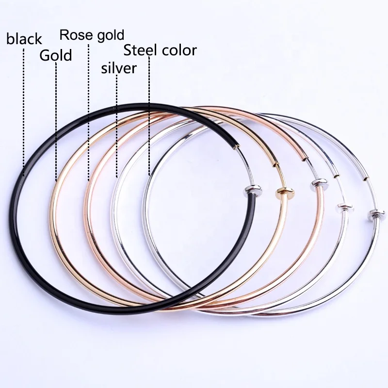popular painless clip on fake hoop earring cuff non piercing big circle earrings women girls