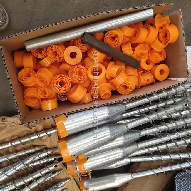 Factory Hot Dip Galvanized Ground Screw Pile / Screw Anchor