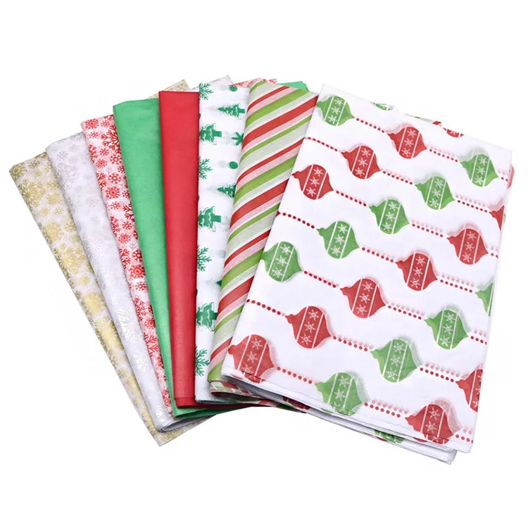manufacturer wholesale custom eco friendly christmas tissue paper Hot sale luxury gift wrapping decorative tissue paper for wine