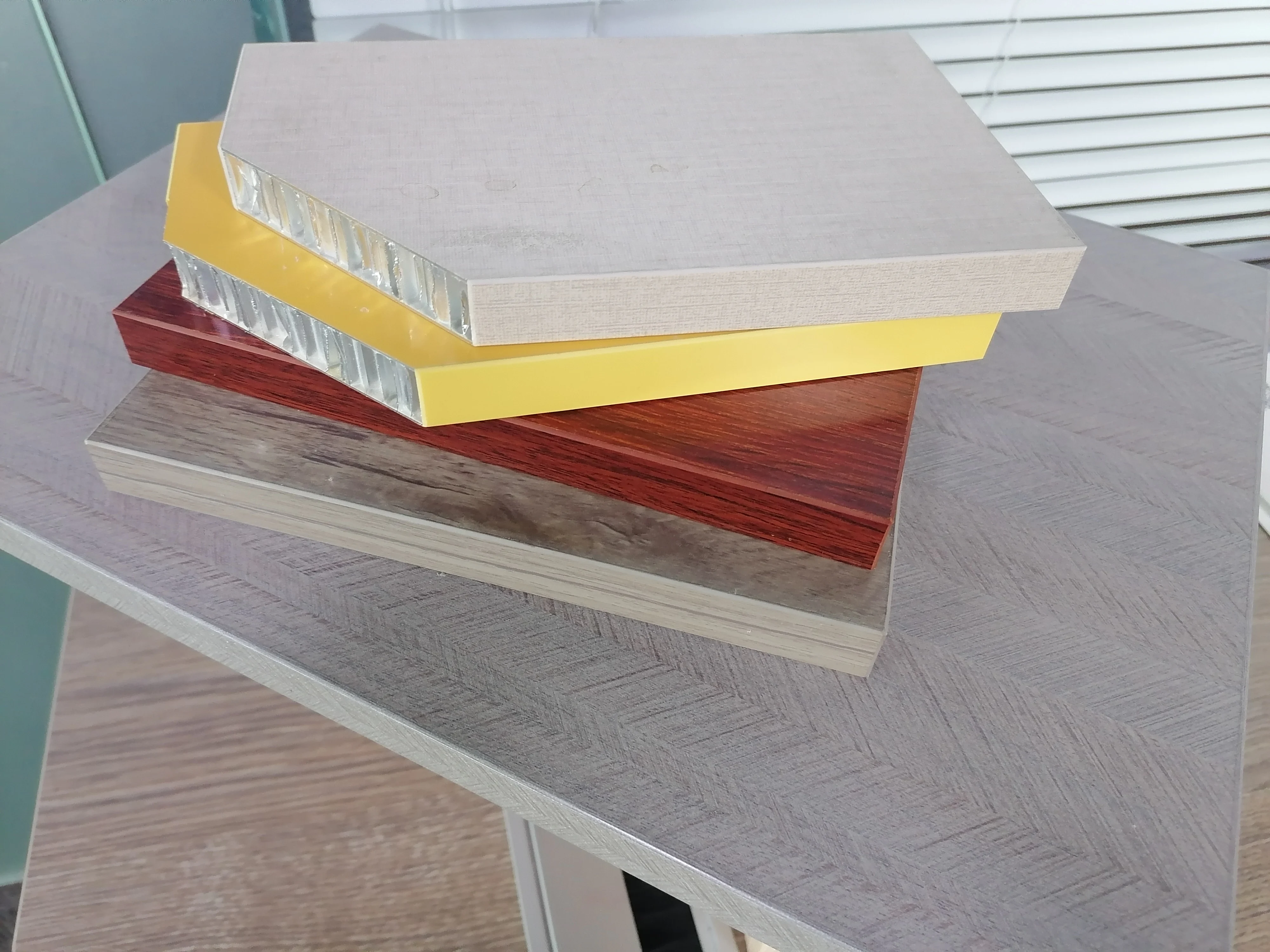 Aluminum honeycomb panels