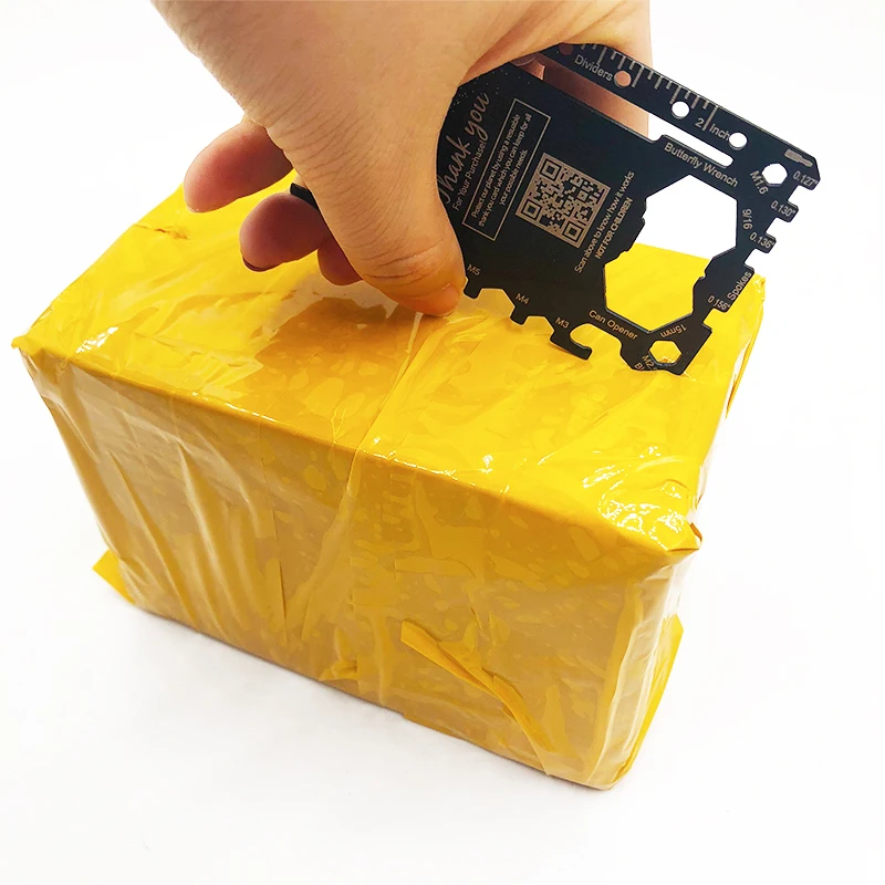 Custom Logo OEM Credit Metal Promotional Gift Gadget Multi Tool Card