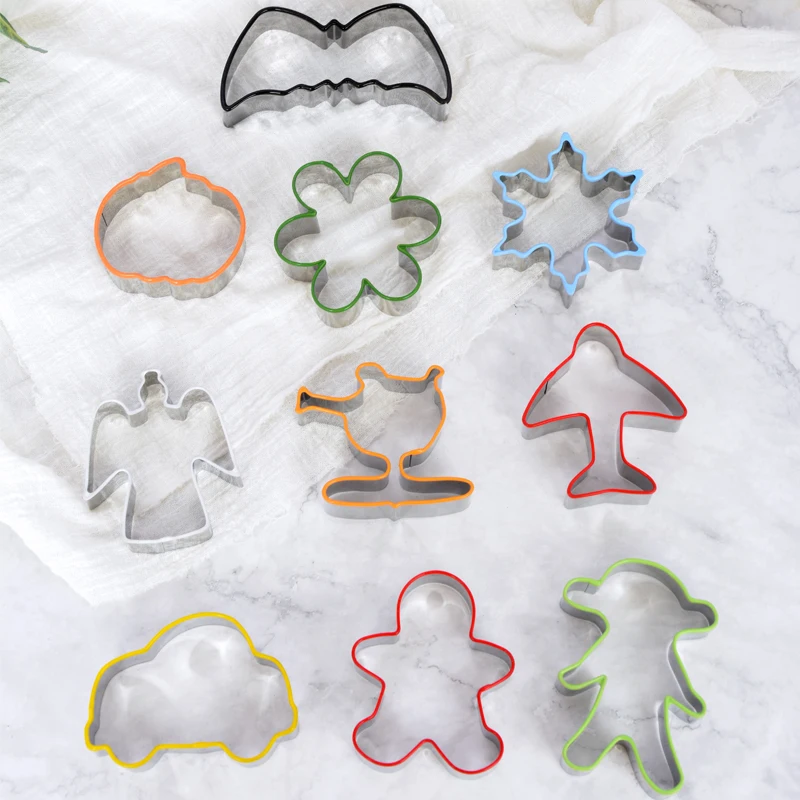 Bulk packing stainless steel Christmas gingerbread man cookie cutter