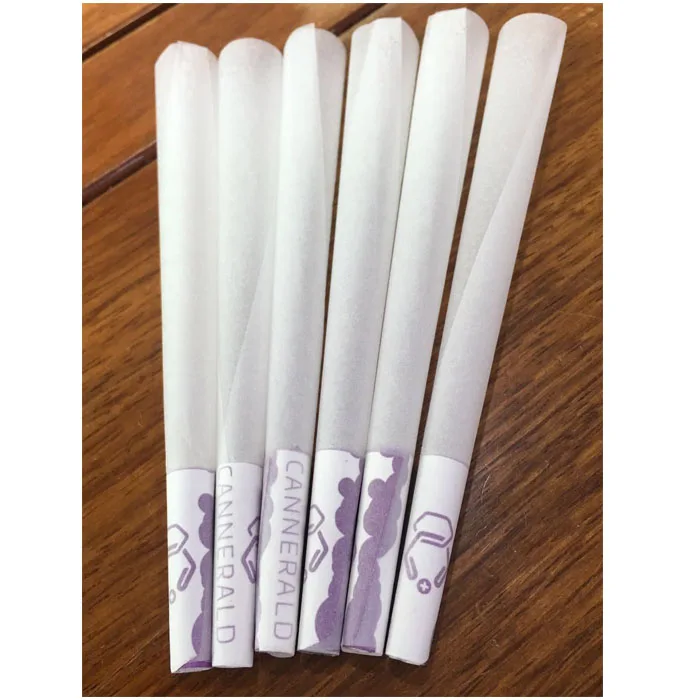 
custom tip logo printed smoking rolling paper cone of king size 