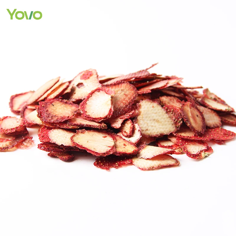 New Arrival Pure Natural Dried Strawberry Slices High Quality Dry Strawberry Fruit Edible Dried Fruit for Tea Drinking