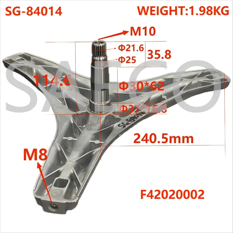 LG washing machine spare parts spider SG-84012 MHW62481201