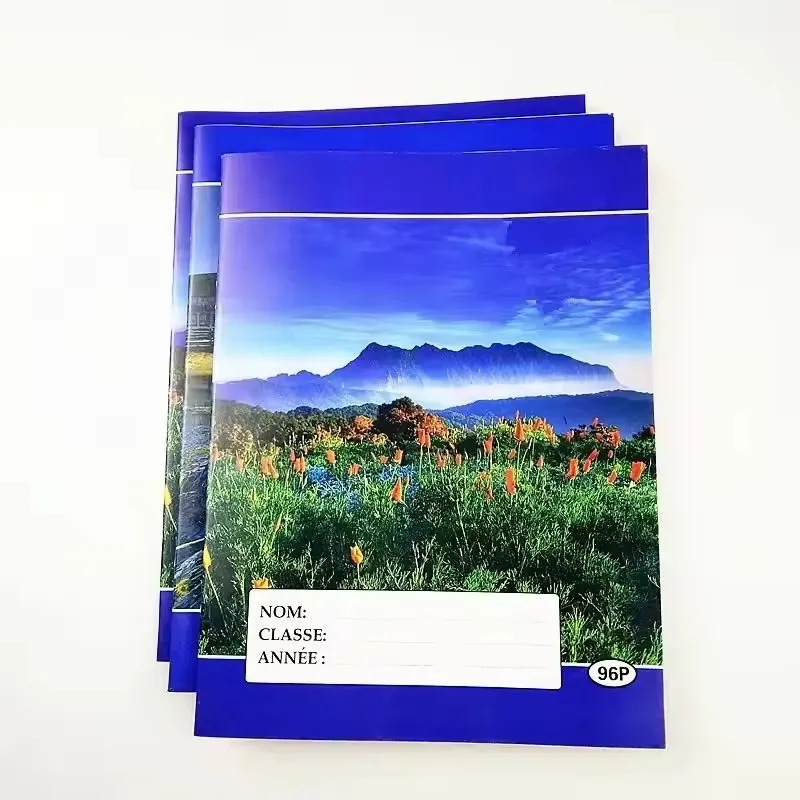 Оптовая продажа недорогие Чехлы в мягком переплете Cahier Scolaire обложки для книг обучения африканской школе