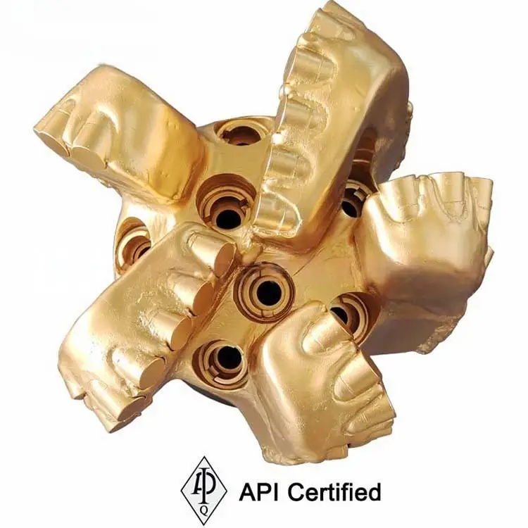 High Quality API Certified Water Well and Oil 190mm Composite Sheet Steel Body 5 Blade PDC Drill